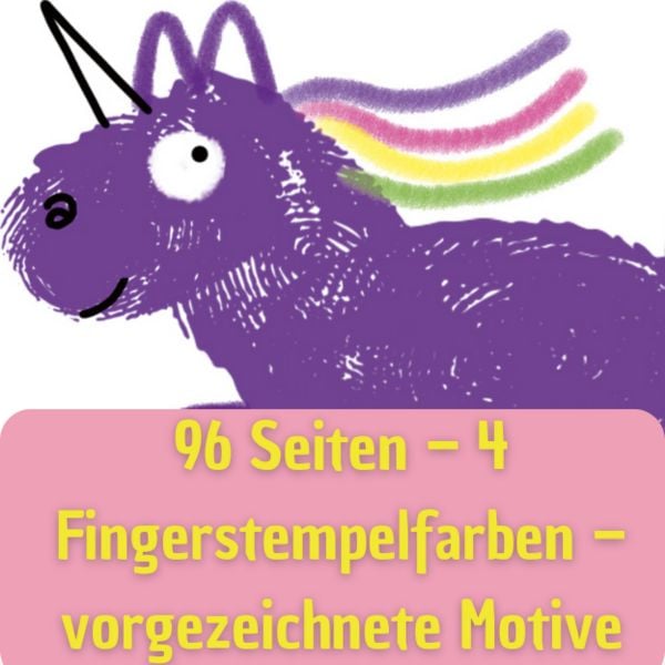 Produktbild: Fingerstempeln. Bastelblock Feenwelt