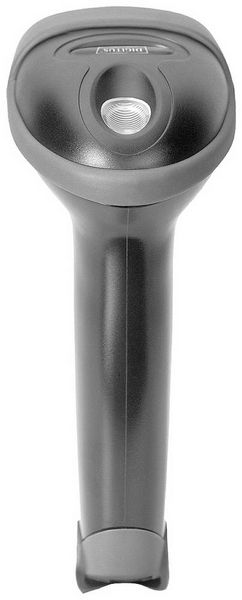 Produktbild: Digitus DA-81001 1D Barcode-Scanner Kabelgebunden 1D LED Schwarz Hand-Scanner inkl. Standfu&szlig; USB-A