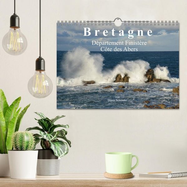 Produktbild: Bretagne. D&eacute;partement Finist&egrave;re - C&ocirc;te des Abers (Wandkalender 2026 DIN A4 quer), CALVENDO Monatskalender