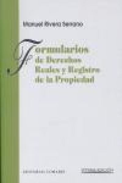 Produktbild: Formularios de derechos reales y registro de la propiedad