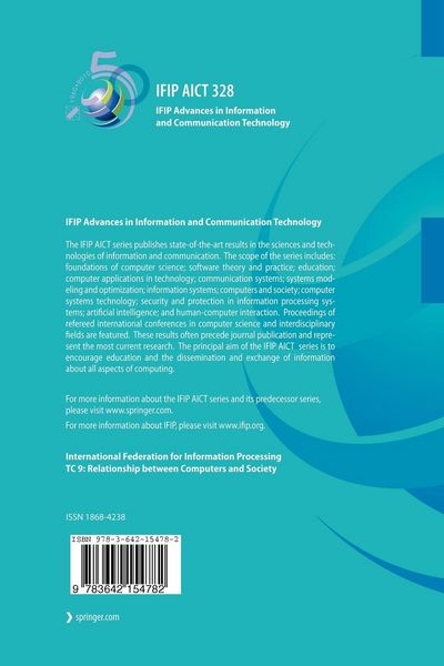 Produktbild: What Kind of Information Society? Governance, Virtuality, Surveillance, Sustainability, Resilience