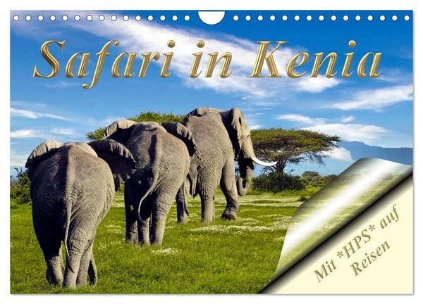 Produktbild: Safari in Kenia (Wandkalender 2026 DIN A4 quer), CALVENDO Monatskalender