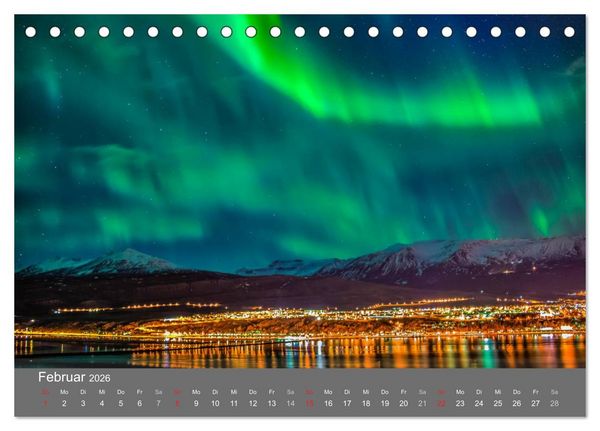 Produktbild: Island 2026 (Tischkalender 2026 DIN A5 quer), CALVENDO Monatskalender