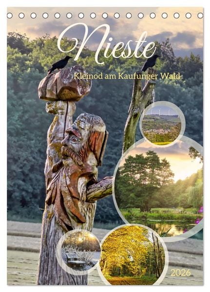 Produktbild: Nieste, Kleinod am Kaufunger Wald (Tischkalender 2026 DIN A5 hoch), CALVENDO Monatskalender