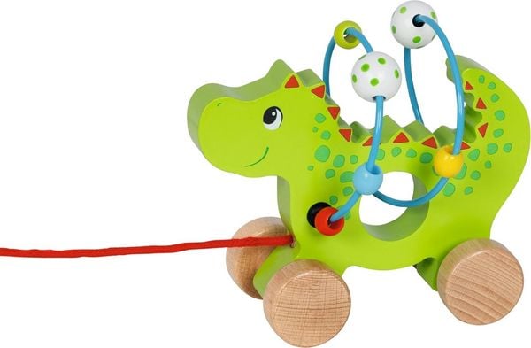 Produktbild: Ziehtier mit Motorikschleife Drache