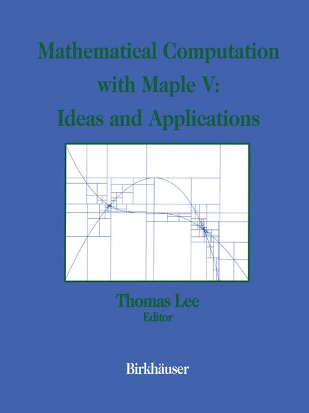 Produktbild: Mathematical Computation with Maple V: Ideas and Applications