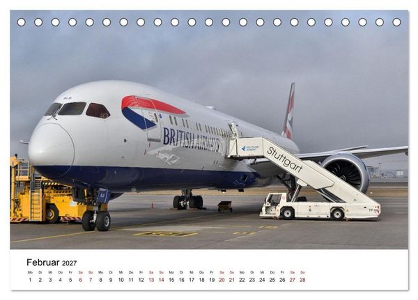 Produktbild: Flugzeuge aller Art (Tischkalender 2027 DIN A5 quer), CALVENDO Monatskalender