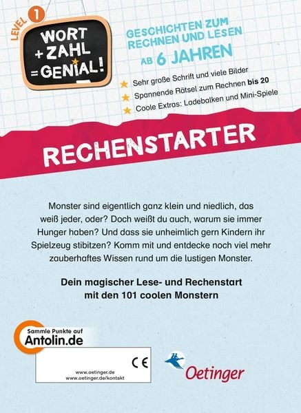 Produktbild: 101 Monster rechnen wie wild!
