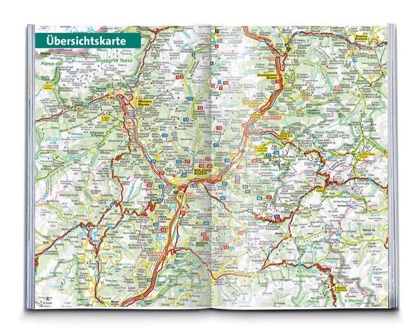 Produktbild: KOMPASS Wanderf&uuml;hrer Bozen, Sarntal, Ritten, Eppan, Kalterer See, Seiser Alm, Rosengarten, 55 Touren mit Extra-Tourenkarte