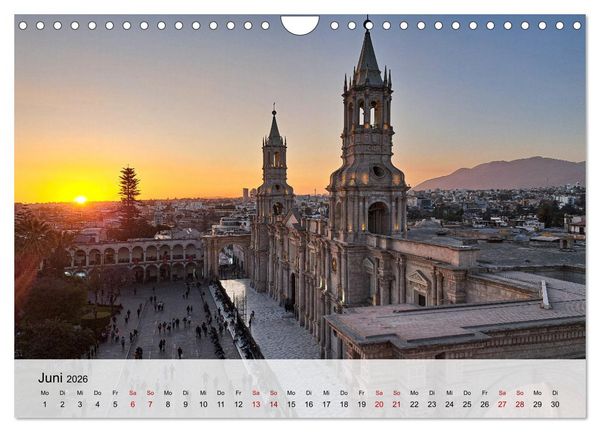 Produktbild: Entdecke S&uuml;damerika: Monat f&uuml;r Monat (Wandkalender 2026 DIN A4 quer), CALVENDO Monatskalender