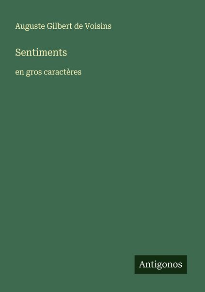 Produktbild: Sentiments