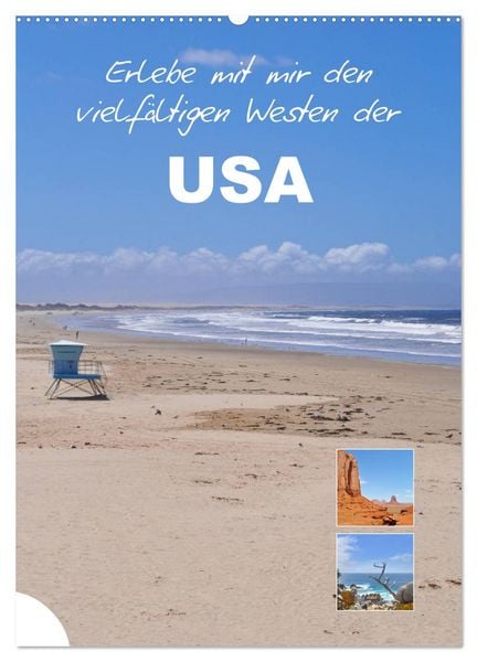 Produktbild: Erlebe mit mir den vielf&auml;ltigen Westen der USA (Wandkalender 2026 DIN A2 hoch), CALVENDO Monatskalender