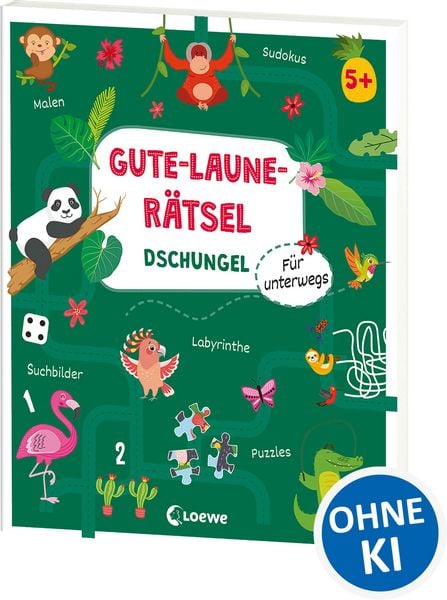 Produktbild: Gute-Laune-R&auml;tsel f&uuml;r unterwegs - Dschungel