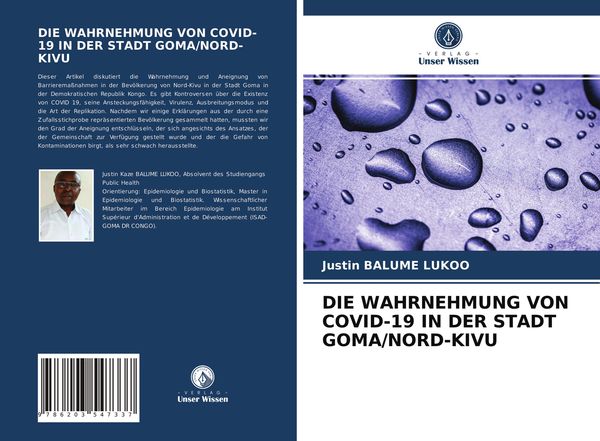 Produktbild: Die Wahrnehmung von Covid-19 in der Stadt Goma/nord-Kivu