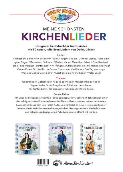 Produktbild: Detlev Jöcker: Meine schönsten Kirchenlieder (ab 0-9 Jahren)