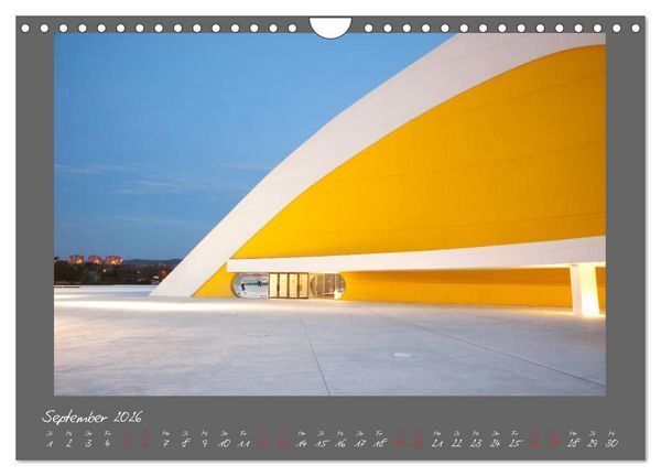 Produktbild: Moderne Architektur - Oscar Niemeyer Kulturzentrum (Wandkalender 2026 DIN A4 quer), CALVENDO Monatskalender