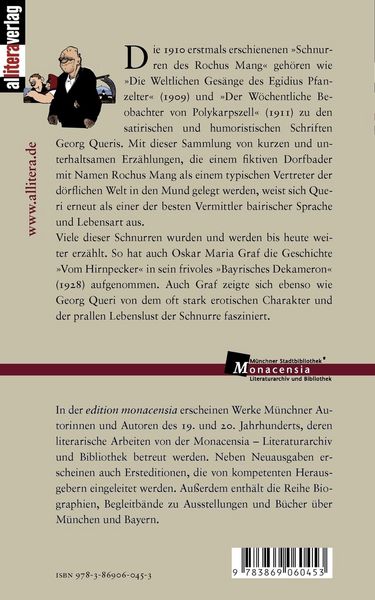 Produktbild: Die Schnurren des Rochus Mang