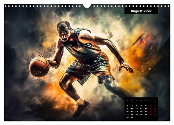 Produktbild: Faszination Basketball (Wandkalender 2027 DIN A3 quer), CALVENDO Monatskalender