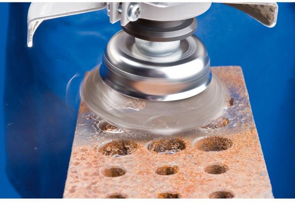 Produktbild: PFERD TOOLS Topfb&uuml;rste mit Gewinde, gezopft POS TBG 65/M14 ST 0,35 Tbg 43305002 1 St.