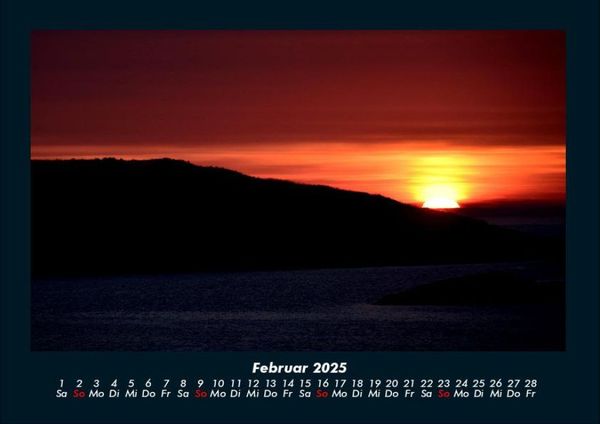 Produktbild: Sonnenuntergang 2025 Fotokalender DIN A4
