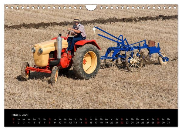 Produktbild: Anciens tracteurs agricoles (Calendrier mural 2026 DIN A4 vertical), CALVENDO calendrier mensuel