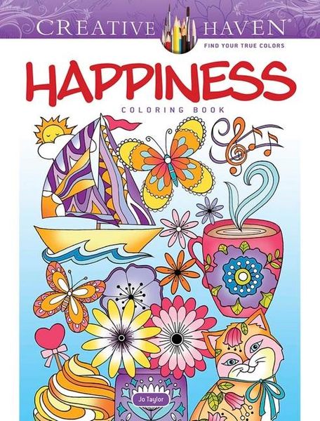 Produktbild: Creative Haven Happiness Coloring Book
