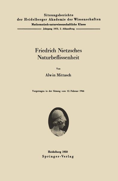 Produktbild: Friedrich Nietzsches Naturbeflissenheit