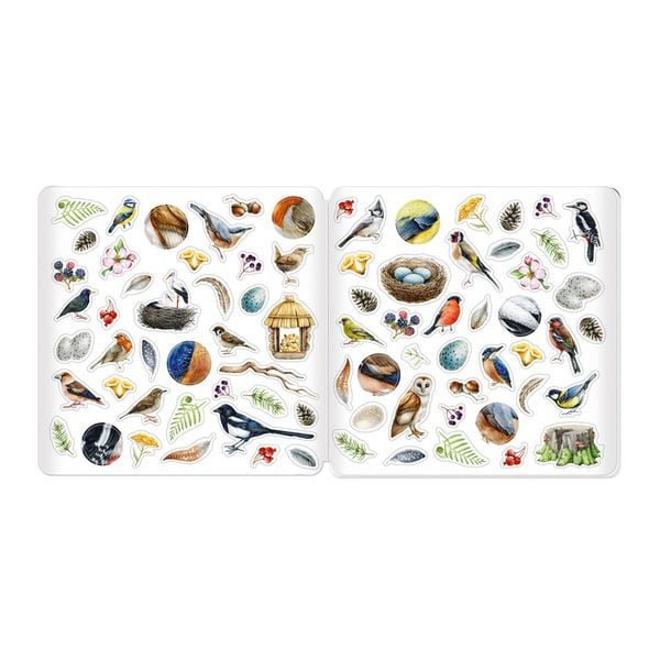 Produktbild: TR&Ouml;TSCH - Stickermalbuch Unsere Vogelwelt Malbuch mit Stickern| Ab 5 Jahren