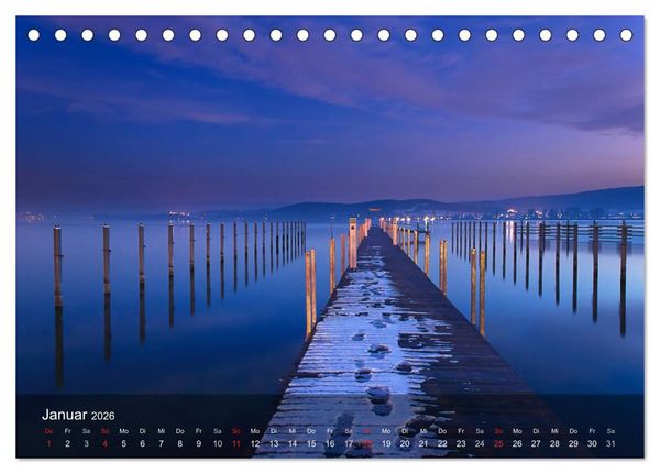 Produktbild: Stimmungsvoller Bodensee (Tischkalender 2026 DIN A5 quer), CALVENDO Monatskalender