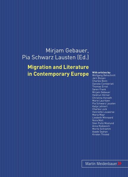 Produktbild: Migration and Literature in Contemporary Europe