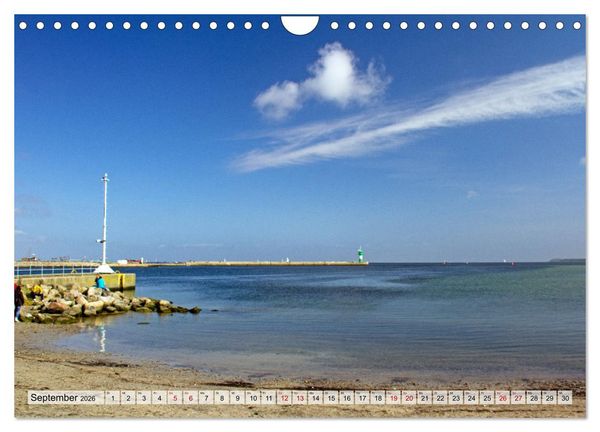 Produktbild: Halbinsel Priwall bei Travem&uuml;nde &ndash; Impressionen von der Ostseek&uuml;ste (Wandkalender 2026 DIN A4 quer), CALVENDO Monatskalender