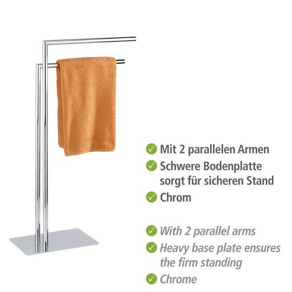 Produktbild: Handtuchst&auml;nder Mod. Recco mit 2 Armen, Kleiderst&auml;nder