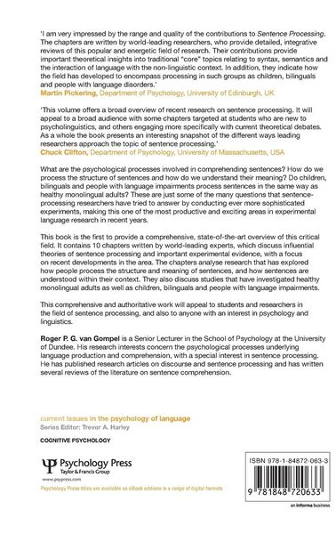 Produktbild: Sentence Processing