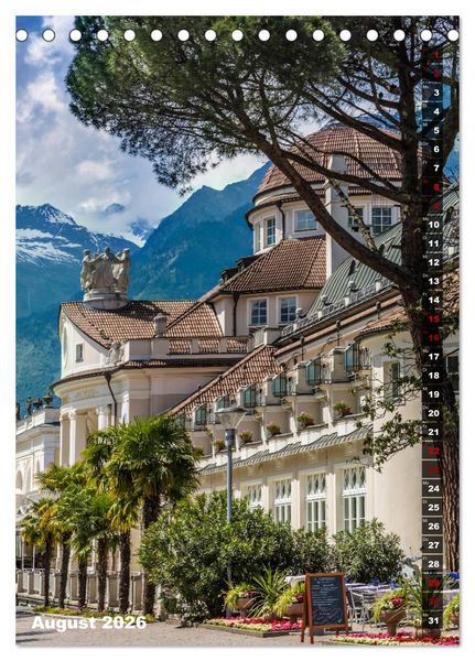 Produktbild: Stadtherz MERAN (Tischkalender 2026 DIN A5 hoch), CALVENDO Monatskalender