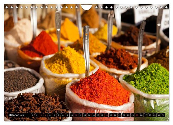 Produktbild: Farbenfrohes aus Indien (Wandkalender 2026 DIN A4 quer), CALVENDO Monatskalender