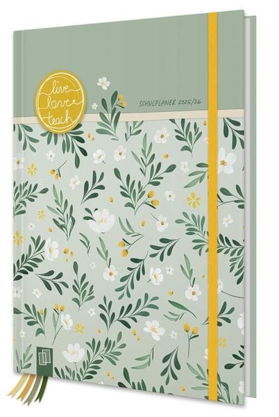 Mein Lehrerplaner A5+ – Hardcover – Lehrerkalender für das Schuljahr 2025/2026 – Sommerblüte
