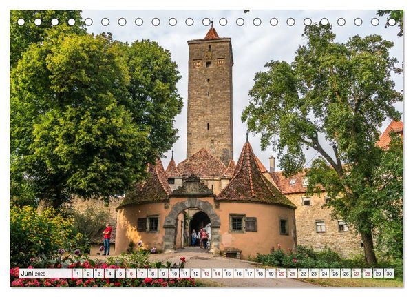 Produktbild: Deutschlands sch&ouml;nste Altst&auml;dte (Tischkalender 2026 DIN A5 quer), CALVENDO Monatskalender