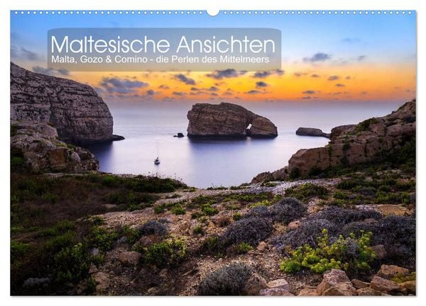 Produktbild: Maltesische Ansichten (Wandkalender 2026 DIN A2 quer), CALVENDO Monatskalender