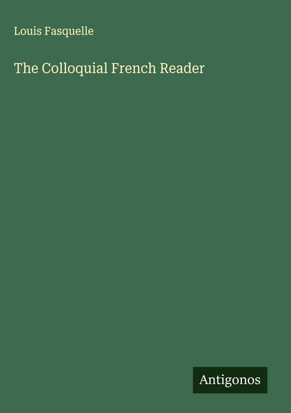 Produktbild: The Colloquial French Reader