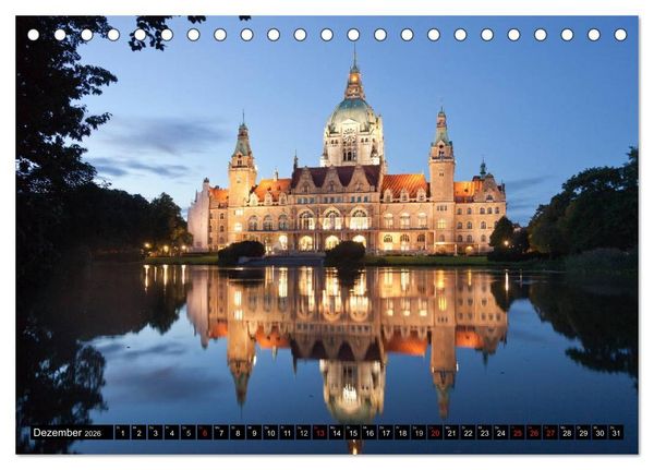 Produktbild: Deutschlands Hauptst&auml;dte (Tischkalender 2026 DIN A5 quer), CALVENDO Monatskalender