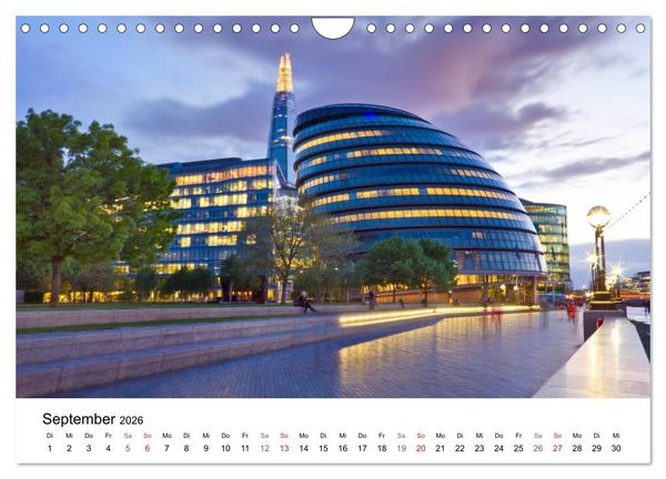 Produktbild: LONDON Willkommen in der Weltstadt (Wandkalender 2026 DIN A4 quer), CALVENDO Monatskalender