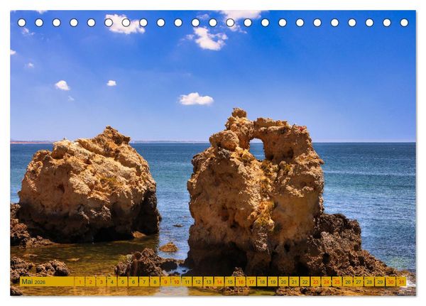 Produktbild: Algarve pur (Tischkalender 2026 DIN A5 quer), CALVENDO Monatskalender