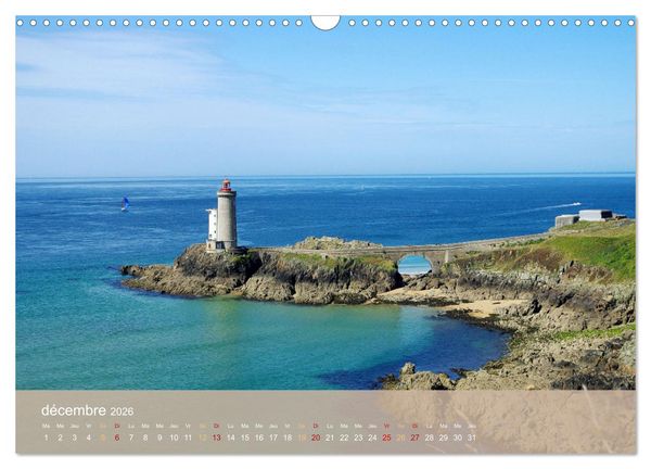 Produktbild: &Eacute;chapp&eacute;e Breizh (Calendrier mural 2026 DIN A3 vertical), CALVENDO calendrier mensuel
