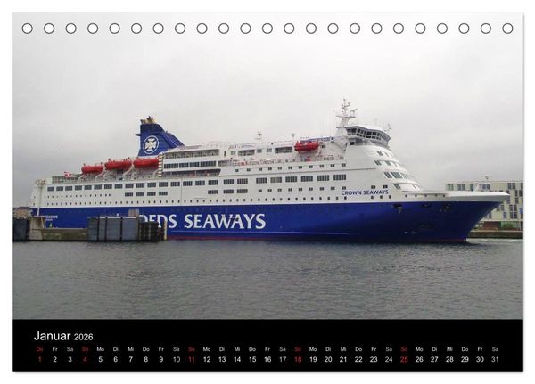 Produktbild: Ostseef&auml;hren (Tischkalender 2026 DIN A5 quer), CALVENDO Monatskalender