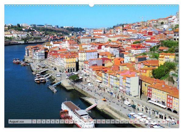 Produktbild: St&auml;dtereise nach Porto (Wandkalender 2026 DIN A2 quer), CALVENDO Monatskalender