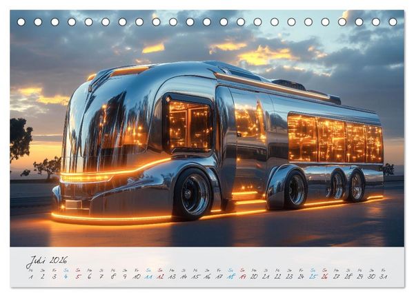 Produktbild: Giganten der Stra&szlig;e (Tischkalender 2026 DIN A5 quer), CALVENDO Monatskalender