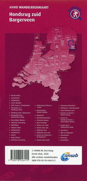 Produktbild: Hondsrug zuid - Bargerveen 1:33 000