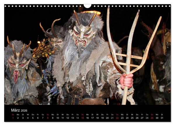 Produktbild: Perchten 2026 (Wandkalender 2026 DIN A3 quer), CALVENDO Monatskalender