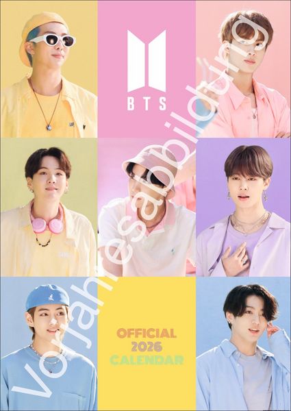 Produktbild: BTS Posterkalender 2027