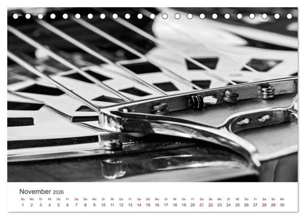 Produktbild: Dobro-Gitarre (Tischkalender 2026 DIN A5 quer), CALVENDO Monatskalender